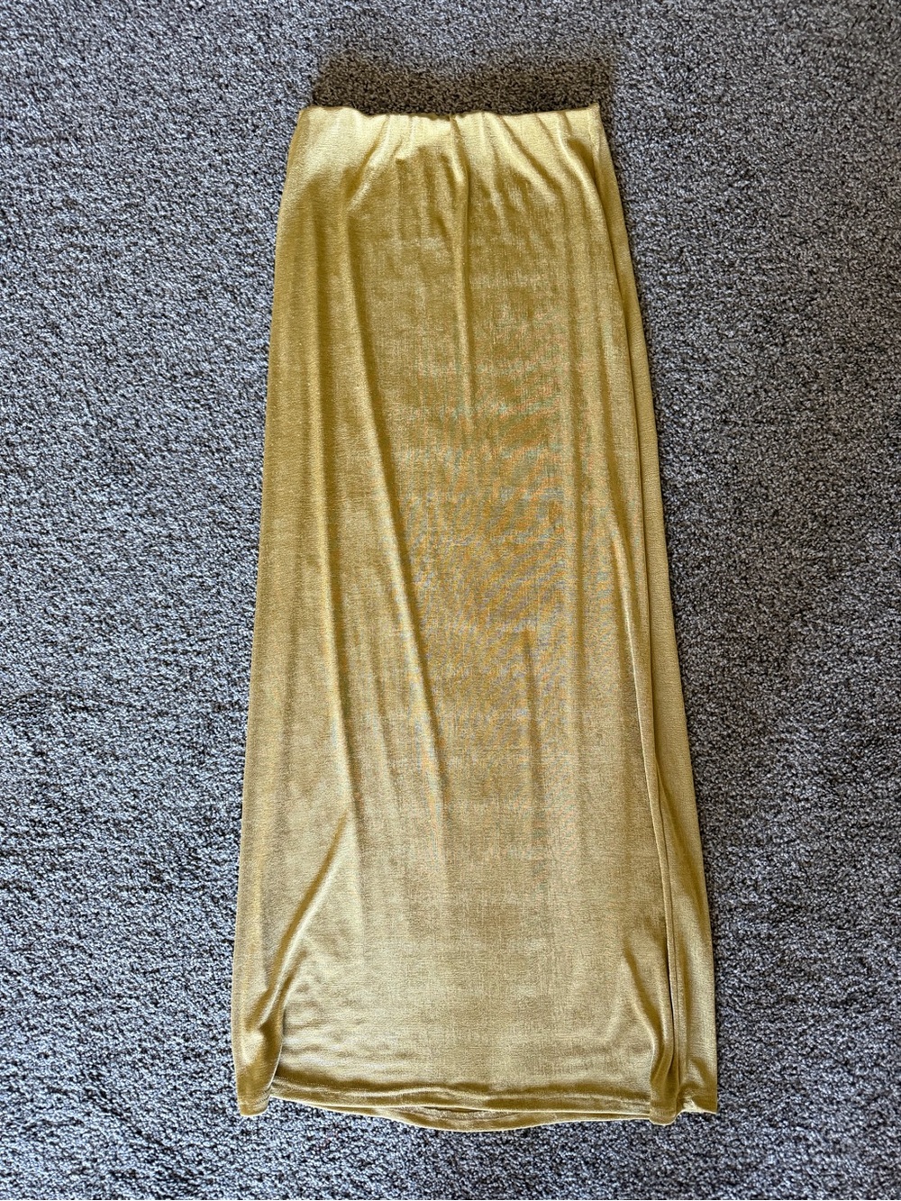Green/Gold Maxi Skirt